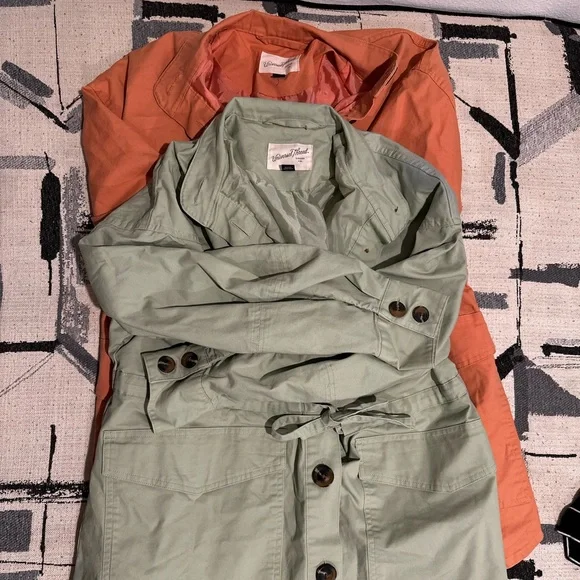 Peach And Green Universal Thread Utility/ barn Jacket - Picture 1 of 7